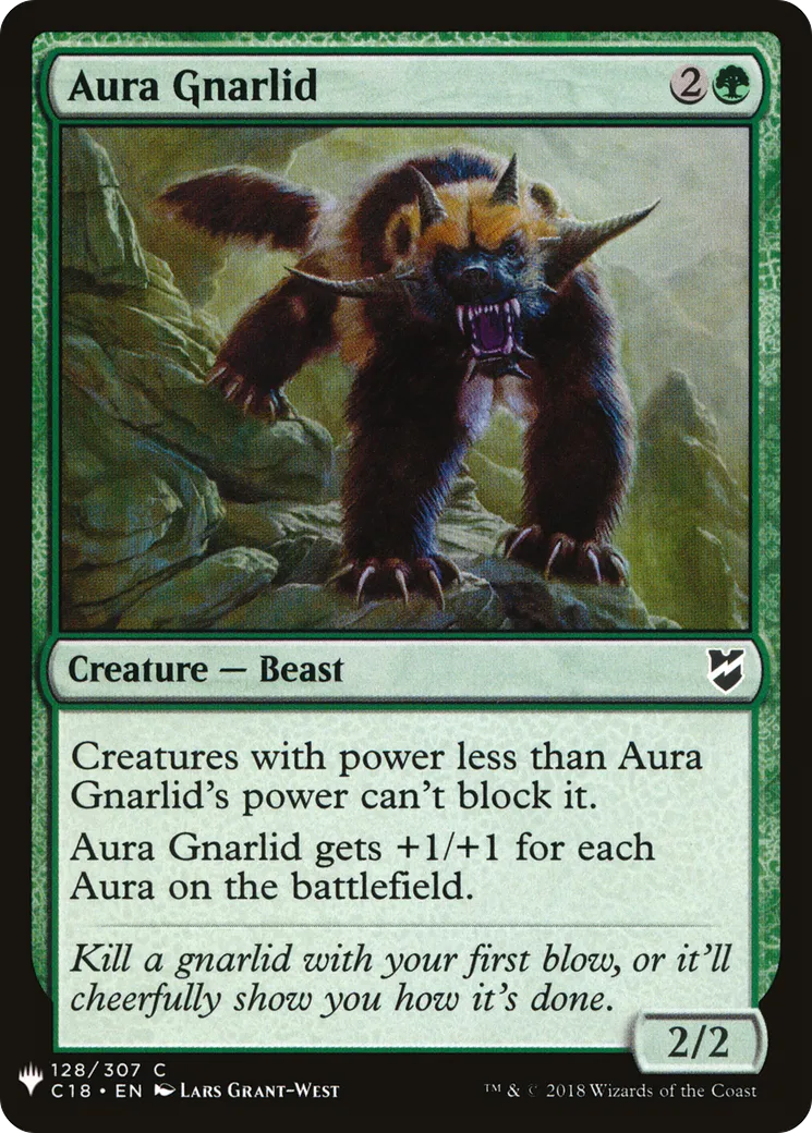 Gnarlide d'aura — The List — Magic: The Gathering