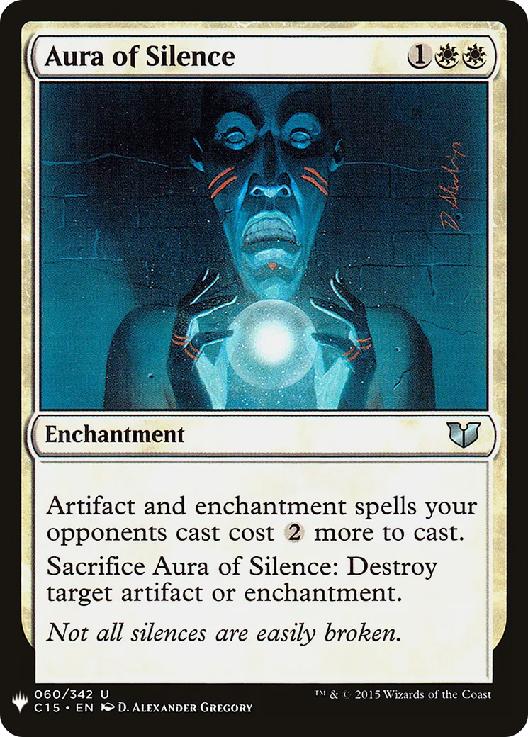 Aura of Silence — The List — Magic: The Gathering