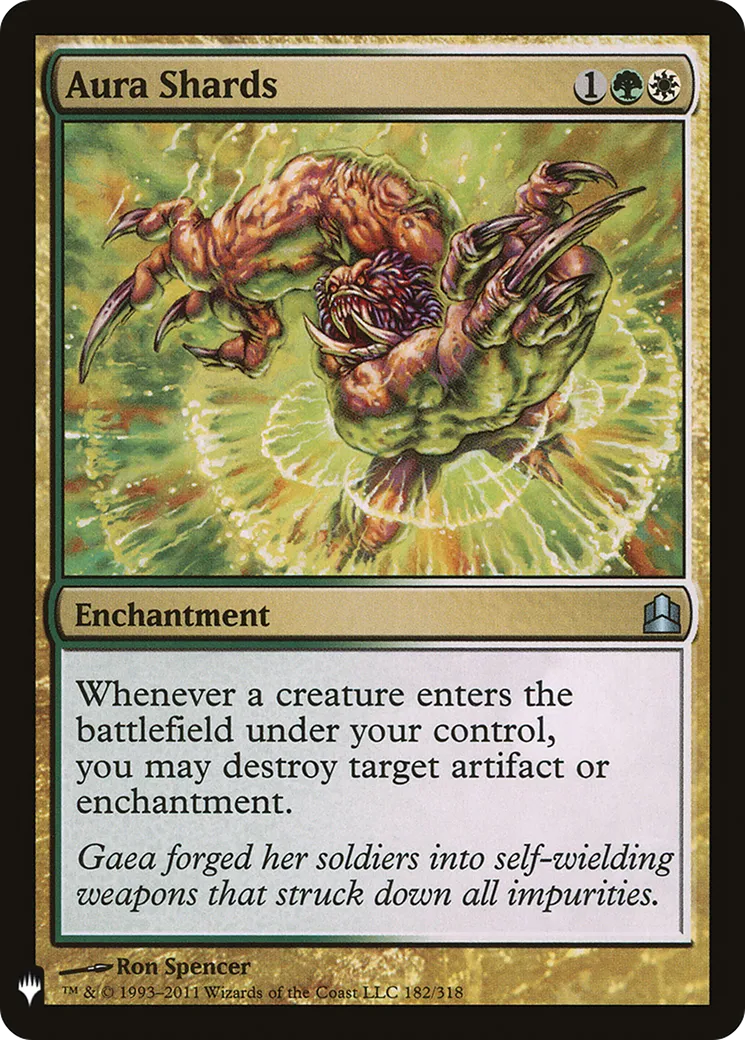 Échardes d'aura — The List — Magic: The Gathering