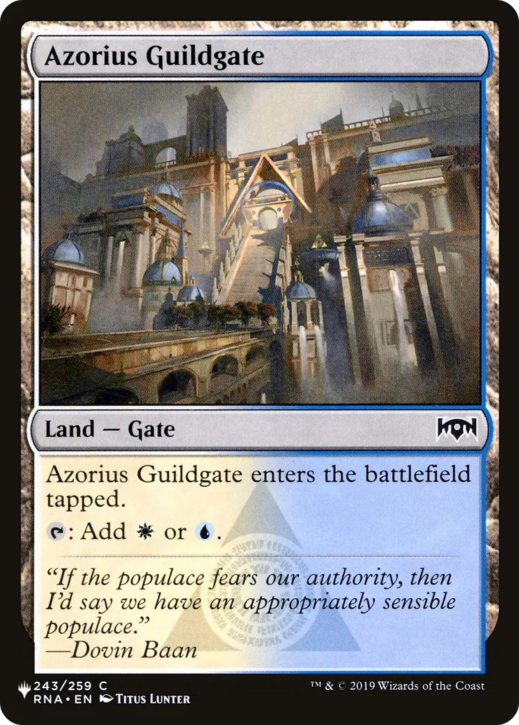 Azorius Guildgate — The List — Magic: The Gathering