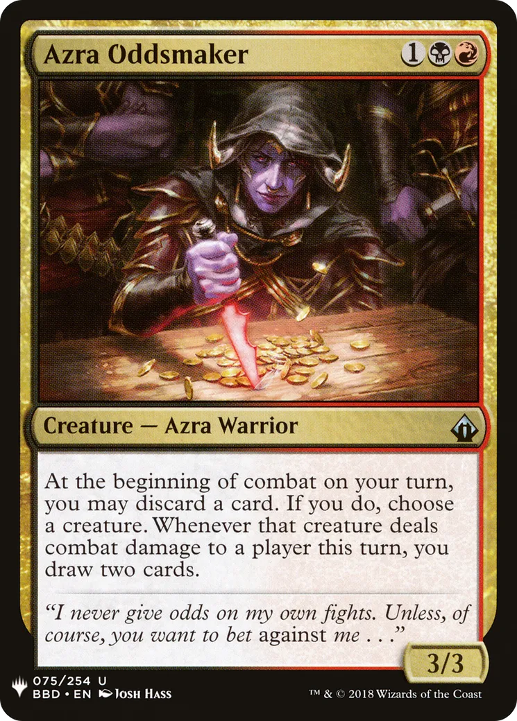 Azra Oddsmaker — The List — Magic: The Gathering