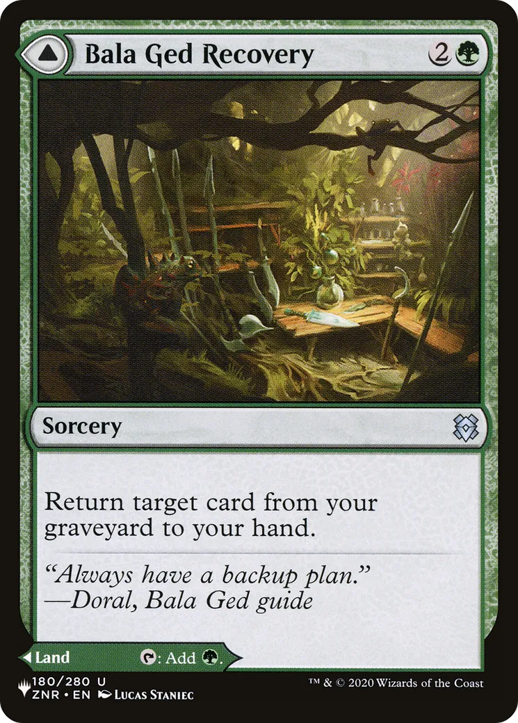 Bala Ged Recovery // Bala Ged Sanctuary — The List — Magic: The Gathering