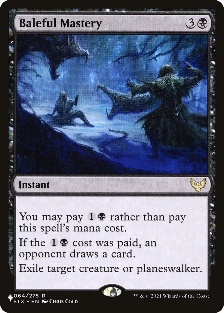 Baleful Mastery — The List — Magic: The Gathering