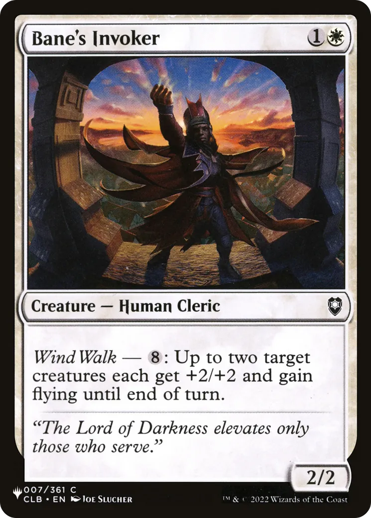 Bane's Invoker — The List — Magic: The Gathering