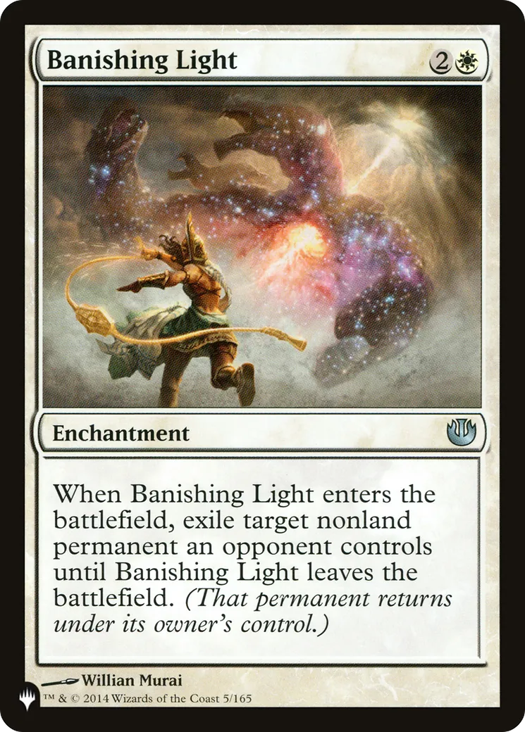 Lumière de bannissement — The List — Magic: The Gathering