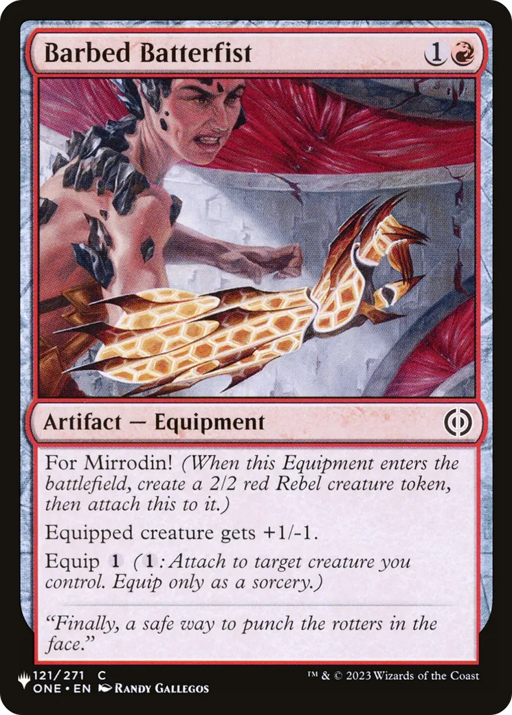 Barbed Batterfist — The List — Magic: The Gathering
