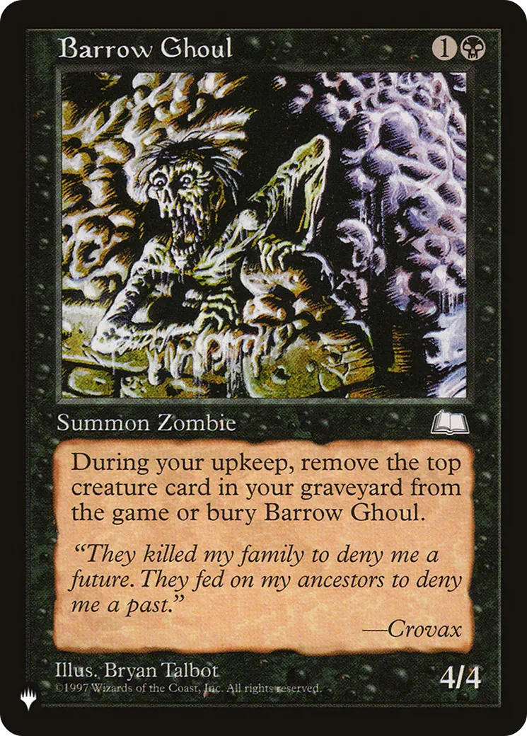 Goule des tumulus — The List — Magic: The Gathering