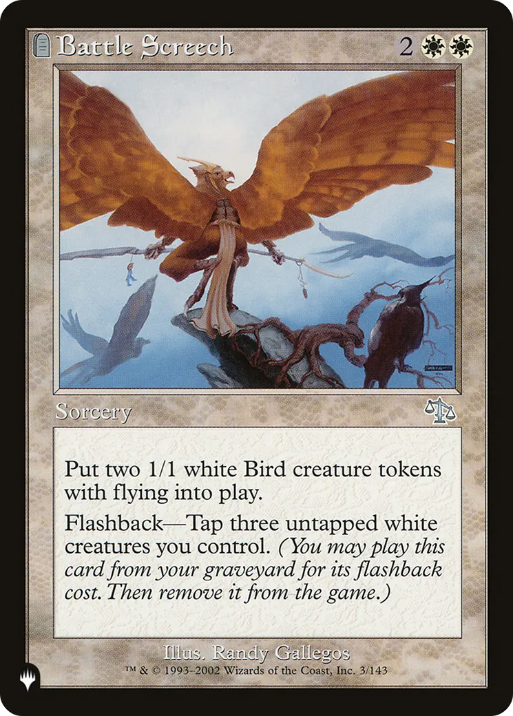 Battle Screech — The List — Magic: The Gathering