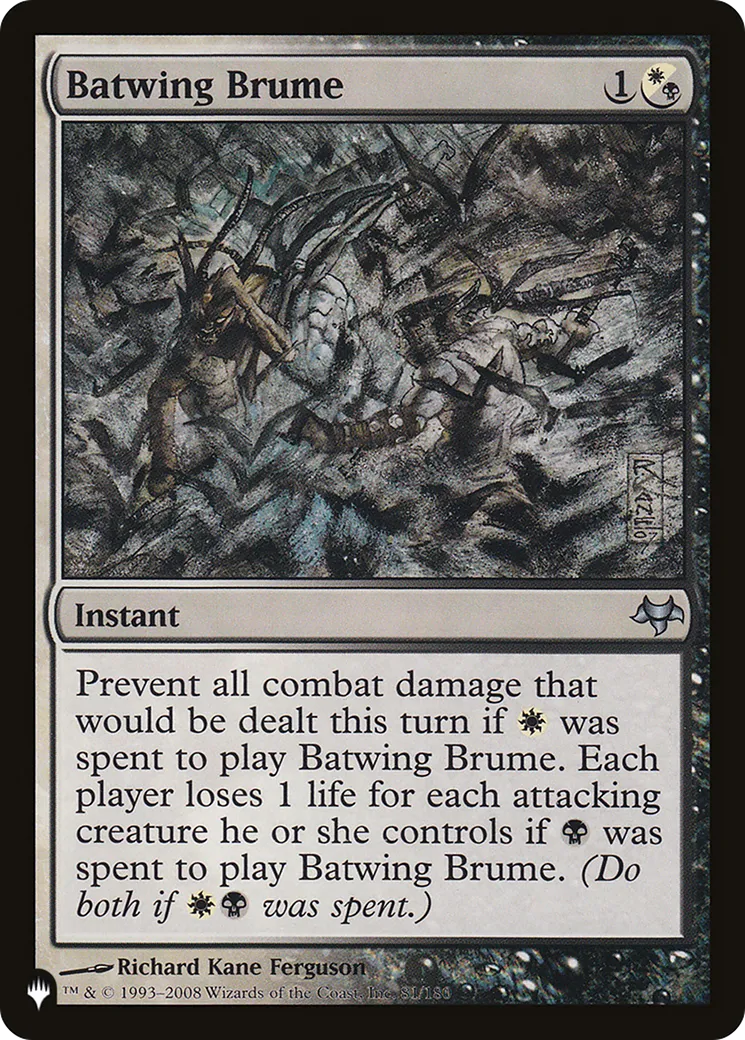 Brume de chauves-souris — The List — Magic: The Gathering