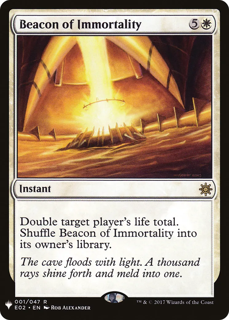 Beacon of Immortality — The List — Magic: The Gathering