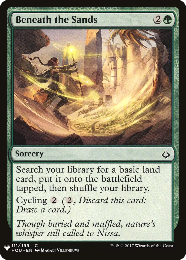Beneath the Sands — The List — Magic: The Gathering