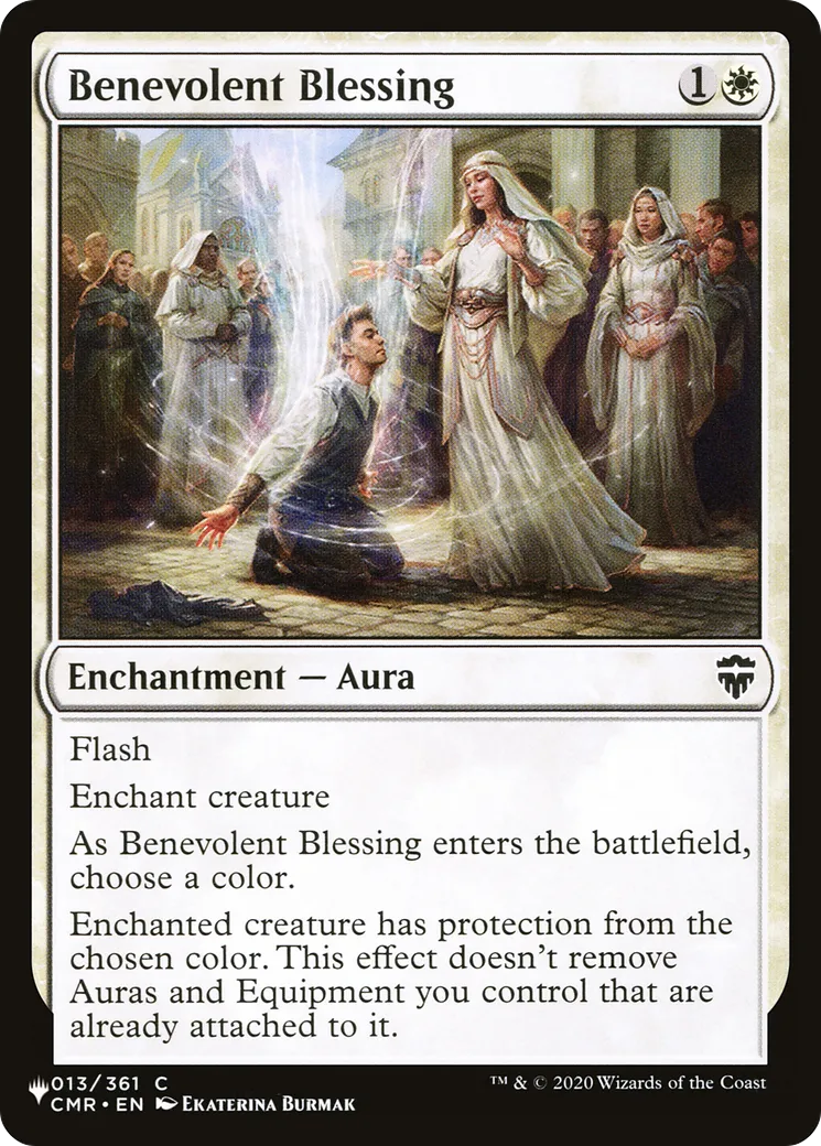 Benevolent Blessing — The List — Magic: The Gathering
