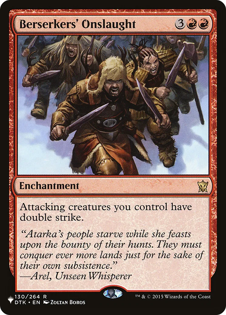 Carnage des berserkers — The List — Magic: The Gathering