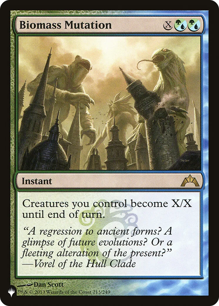 Biomass Mutation — The List — Magic: The Gathering