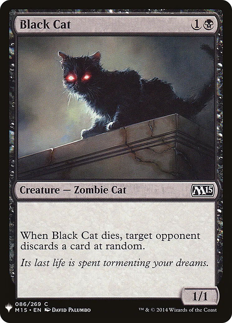 Black Cat — The List — Magic: The Gathering