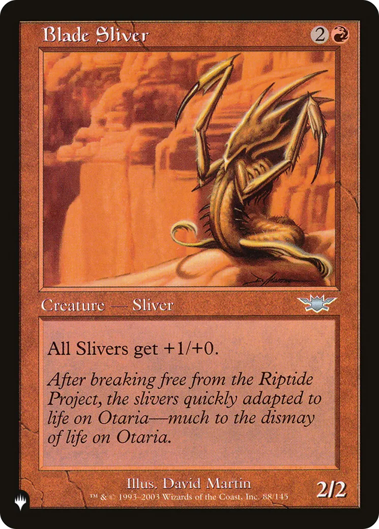 Slivoïde aiguisé — The List — Magic: The Gathering