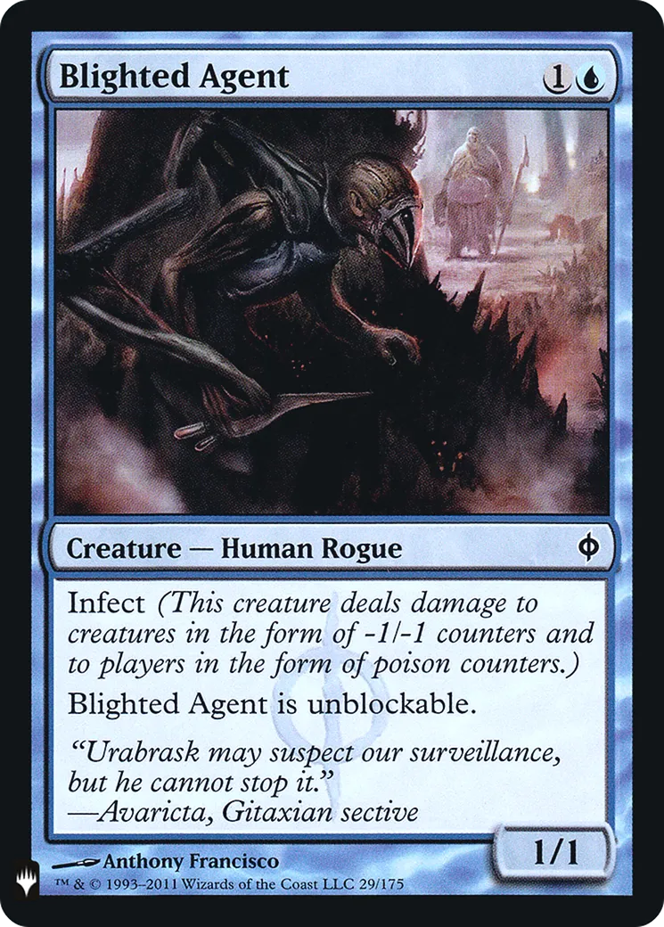 Blighted Agent — The List — Magic: The Gathering