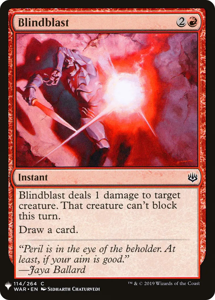 Blindblast — The List — Magic: The Gathering