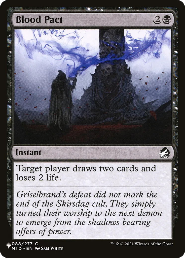 Pacte sanguinolent — The List — Magic: The Gathering