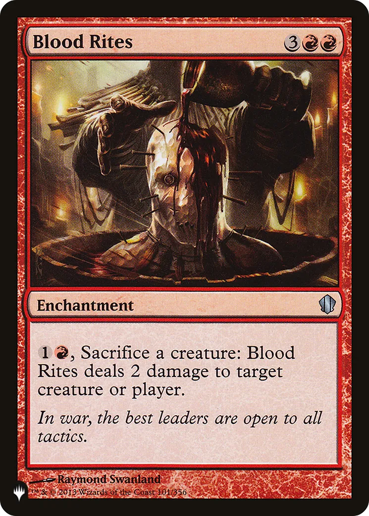 Sacres du sang — The List — Magic: The Gathering