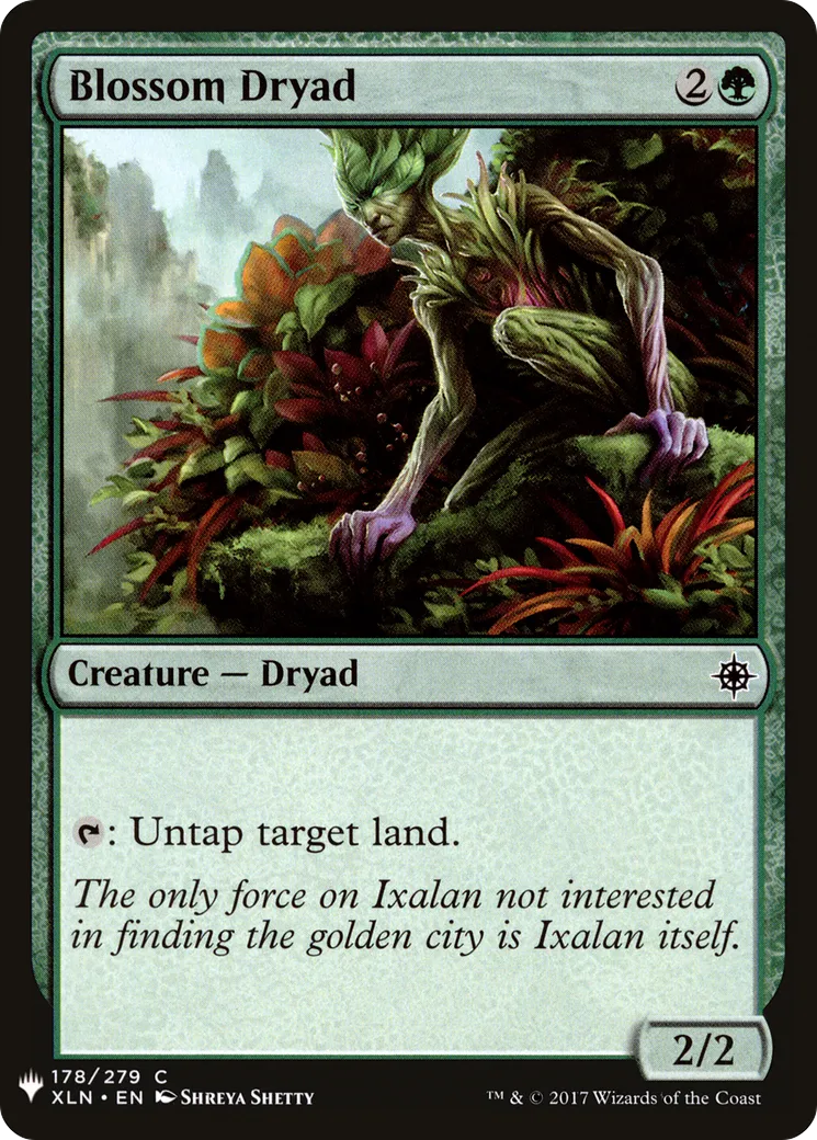 Blossom Dryad — The List — Magic: The Gathering