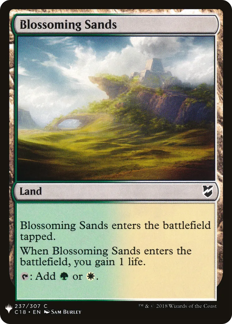 Blossoming Sands — The List — Magic: The Gathering