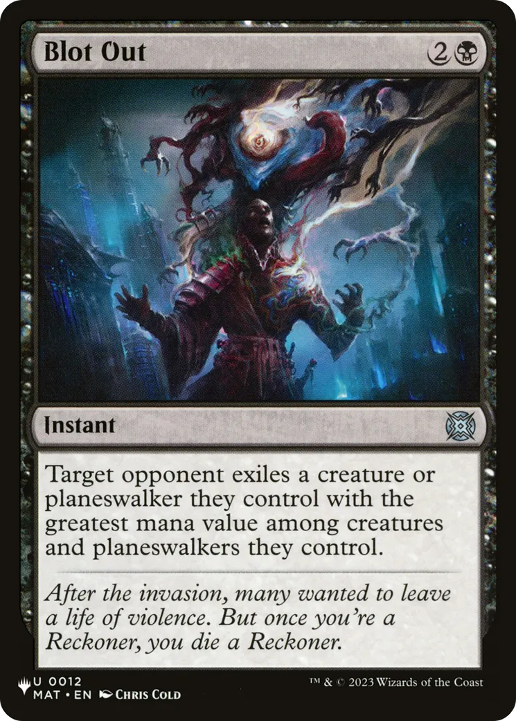 Gommage — The List — Magic: The Gathering