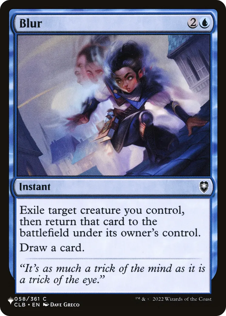 Blur — The List — Magic: The Gathering