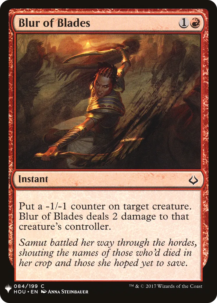 Blur of Blades — The List — Magic: The Gathering