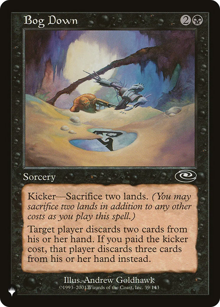 Bog Down — The List — Magic: The Gathering
