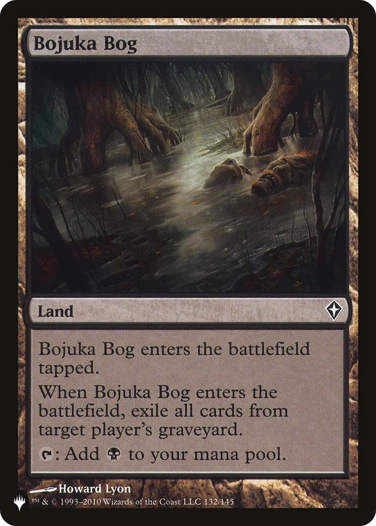 Marécage de Bojuka — The List — Magic: The Gathering
