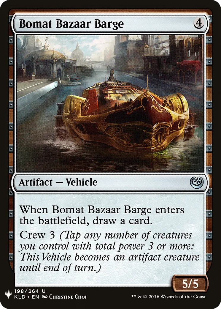 Bomat Bazaar Barge — The List — Magic: The Gathering