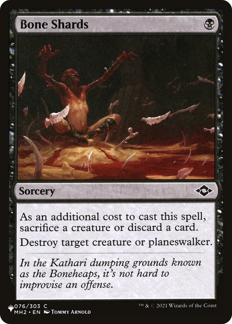 Échardes d'os — The List — Magic: The Gathering