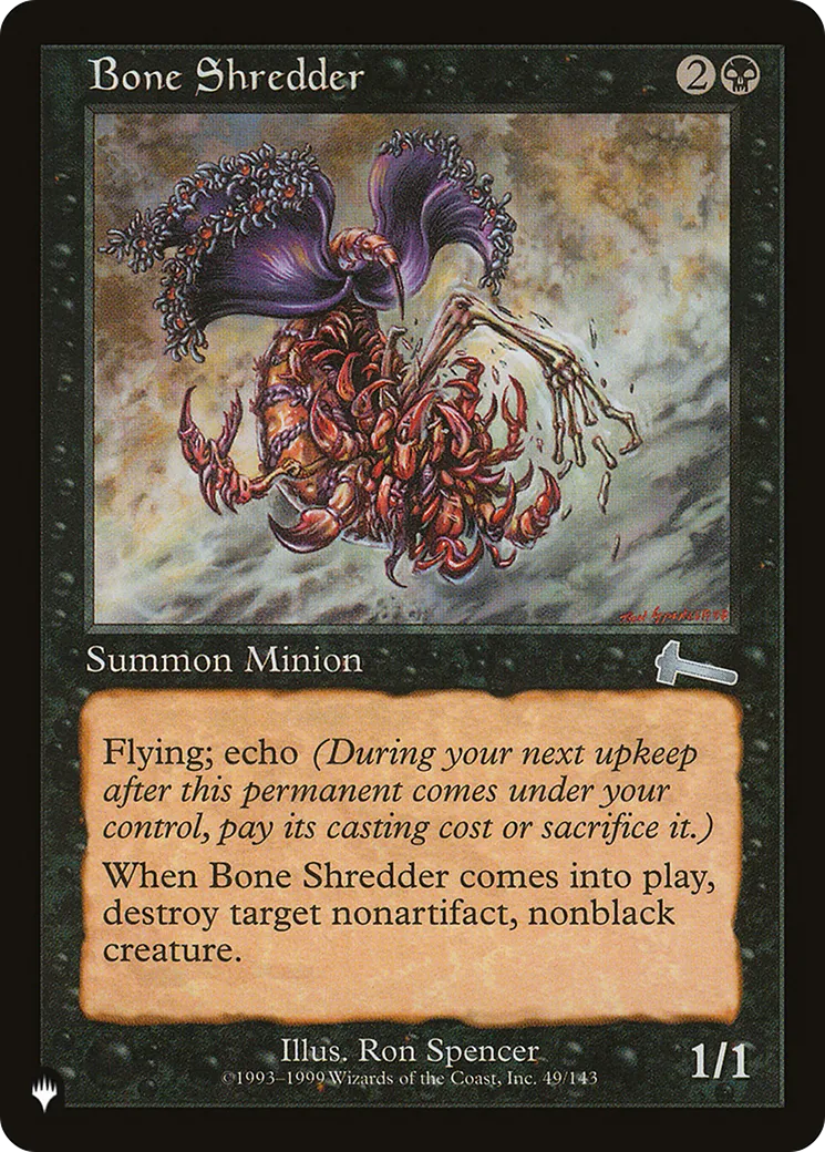 Bone Shredder — The List — Magic: The Gathering