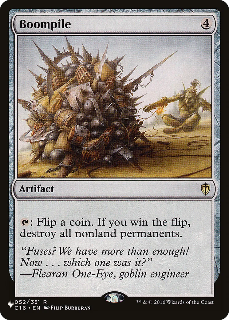Boompile — The List — Magic: The Gathering