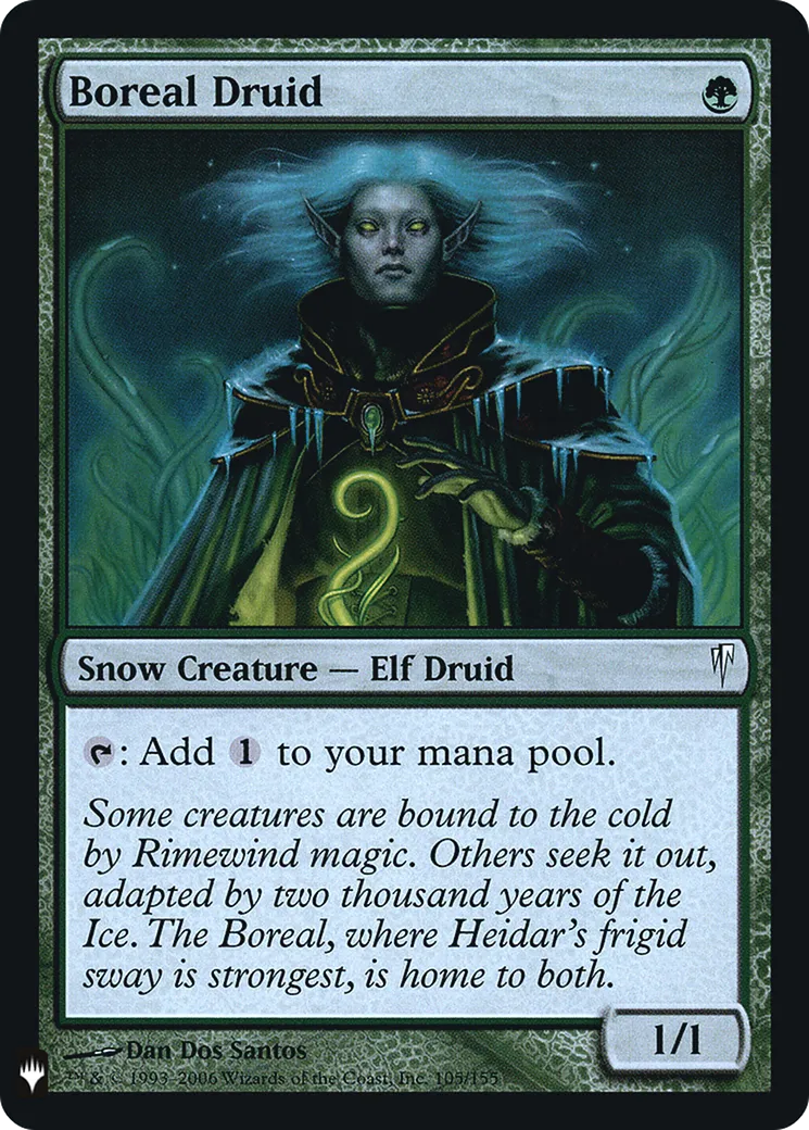 Boreal Druid — The List — Magic: The Gathering