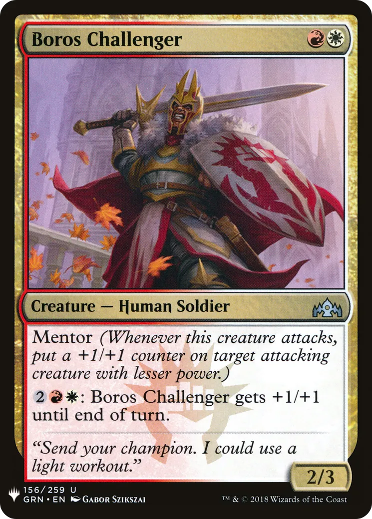 Défieur de Boros — The List — Magic: The Gathering