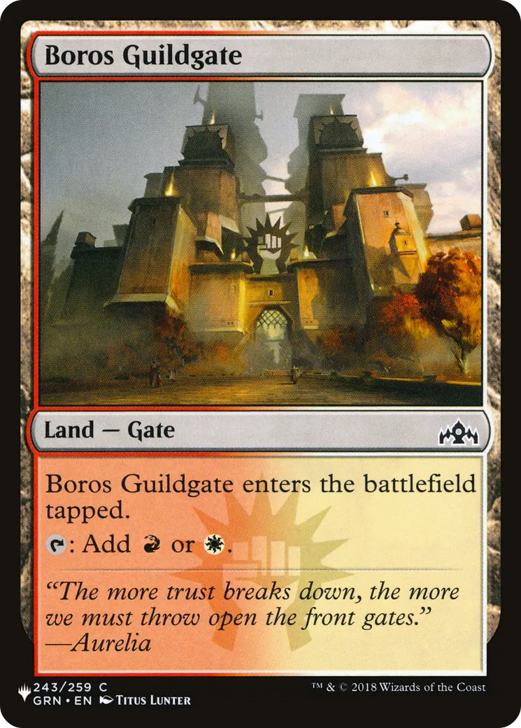 Boros Guildgate — The List — Magic: The Gathering