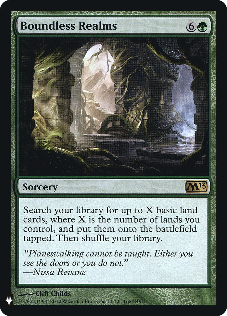 Boundless Realms — The List — Magic: The Gathering