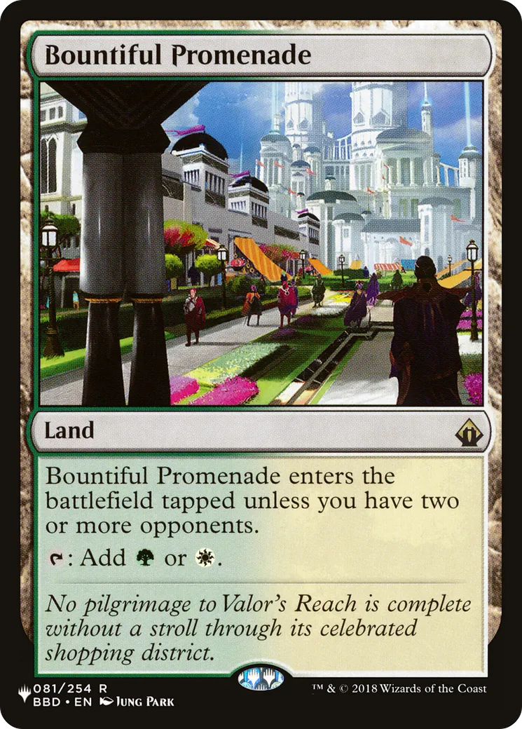 Promenade généreuse — The List — Magic: The Gathering