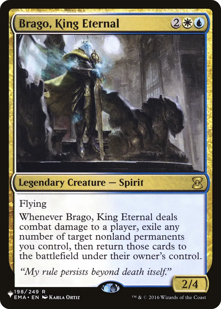 Brago, King Eternal — The List — Magic: The Gathering