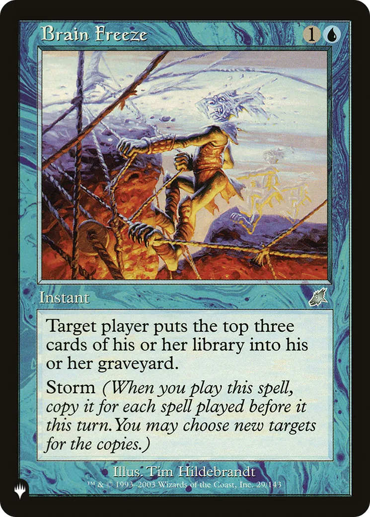 Blocage cérébral — The List — Magic: The Gathering