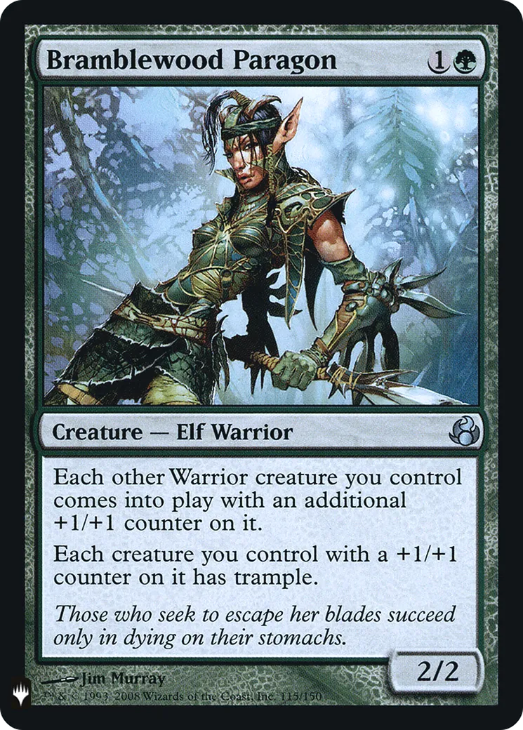 Bramblewood Paragon — The List — Magic: The Gathering