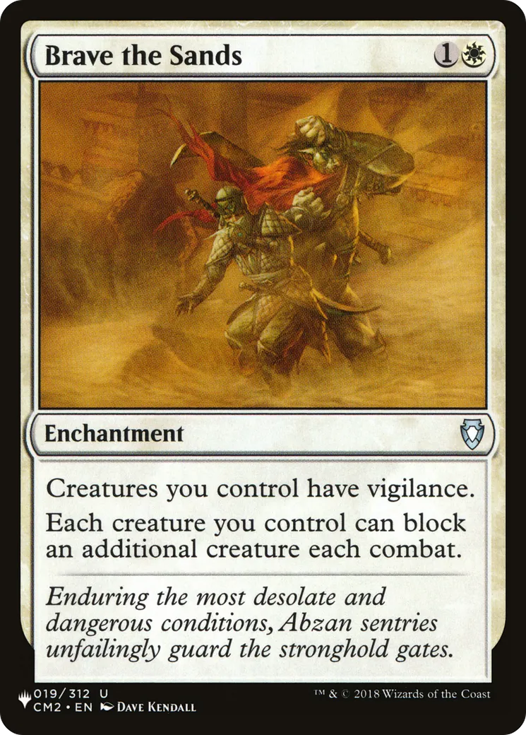 Brave the Sands — The List — Magic: The Gathering