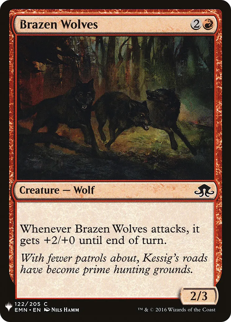 Loups intrépides — The List — Magic: The Gathering