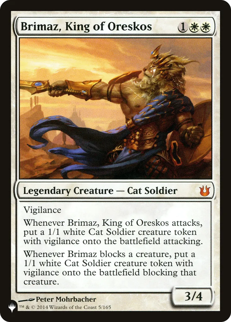 Brimaz, King of Oreskos — The List — Magic: The Gathering
