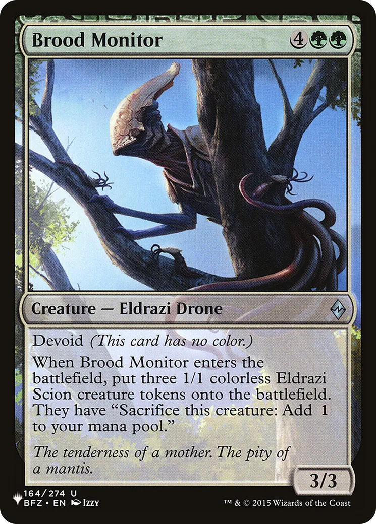 Brood Monitor — The List — Magic: The Gathering