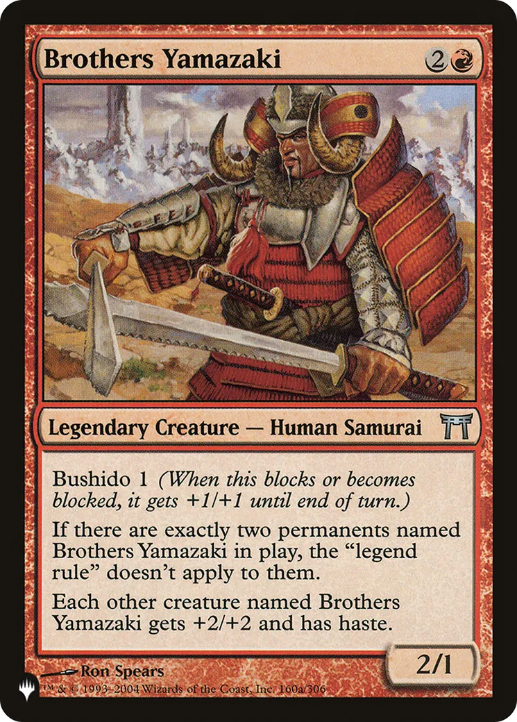 Brothers Yamazaki — The List — Magic: The Gathering