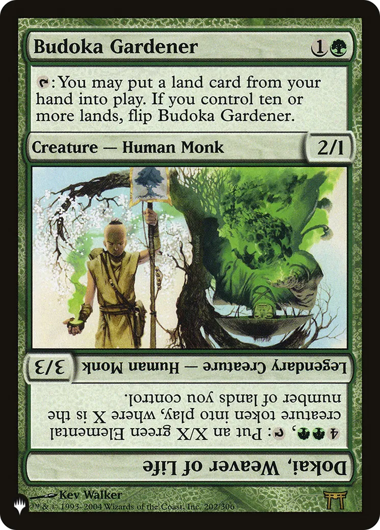 Budoka Gardener // Dokai, Weaver of Life — The List — Magic: The Gathering
