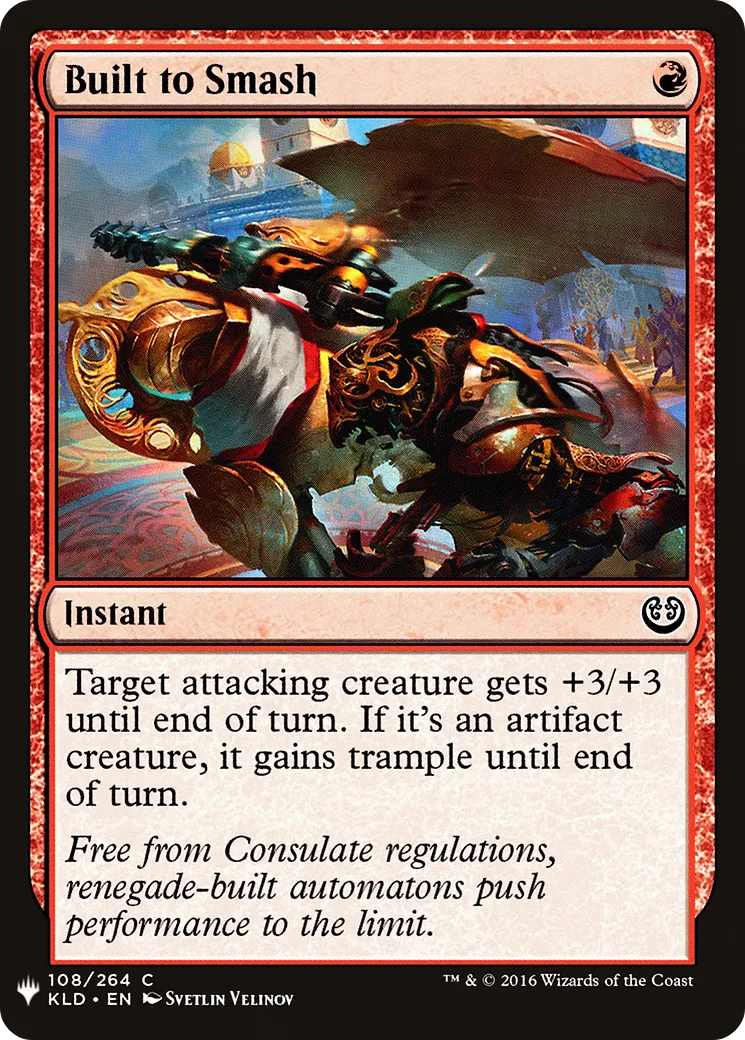 Construit pour détruire — The List — Magic: The Gathering